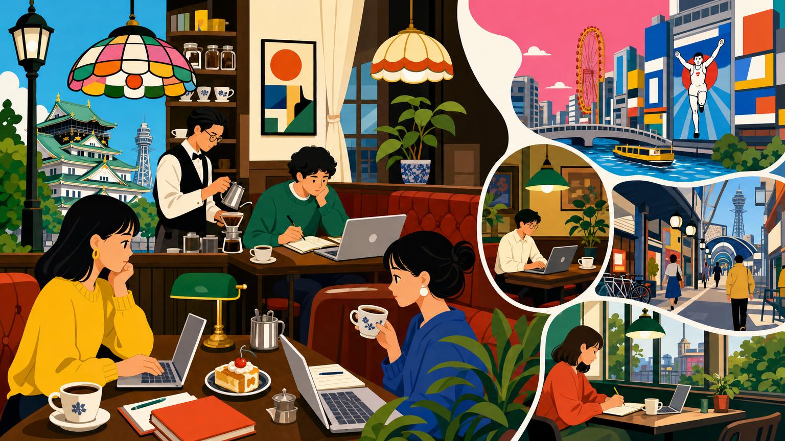 best-areas-in-osaka-for-finding-study-and-work-spots
