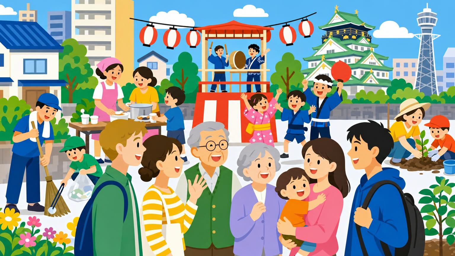 chonaikai-voluntary-neighborhood-associations-japan-community-cohesion-support-liaison-local-government-administration-problem-solving-historical-cultural-significance