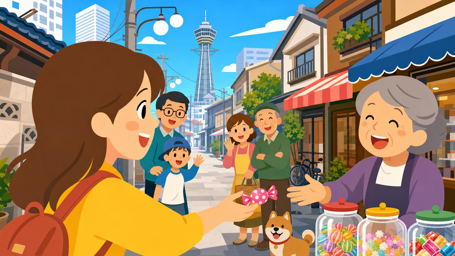 Ame-chan in Osaka: How a Piece of Candy Opens the Door to Neighborhood Life