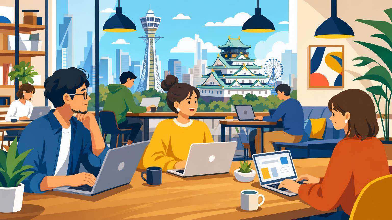 Hustle and Flow: How Osaka’s “Akindo” Spirit Shapes the Local Freelance and Remote Work Scene