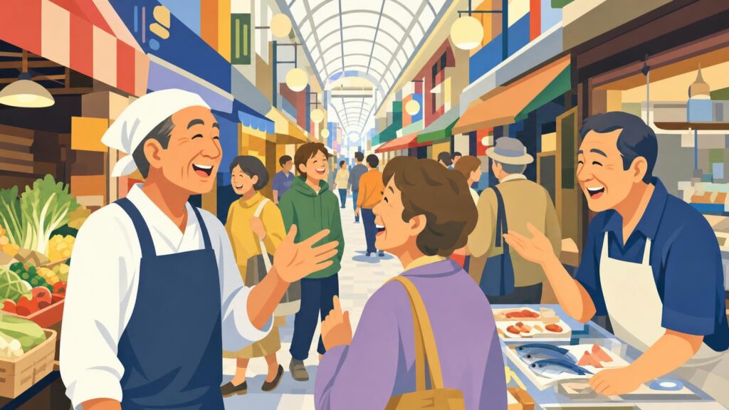 Beyond “Irasshaimase”: Understanding the Social Banter of Osaka’s Neighborhood Shopkeepers in Local Shotengai