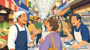 Beyond “Irasshaimase”: Understanding the Social Banter of Osaka’s Neighborhood Shopkeepers in Local Shotengai