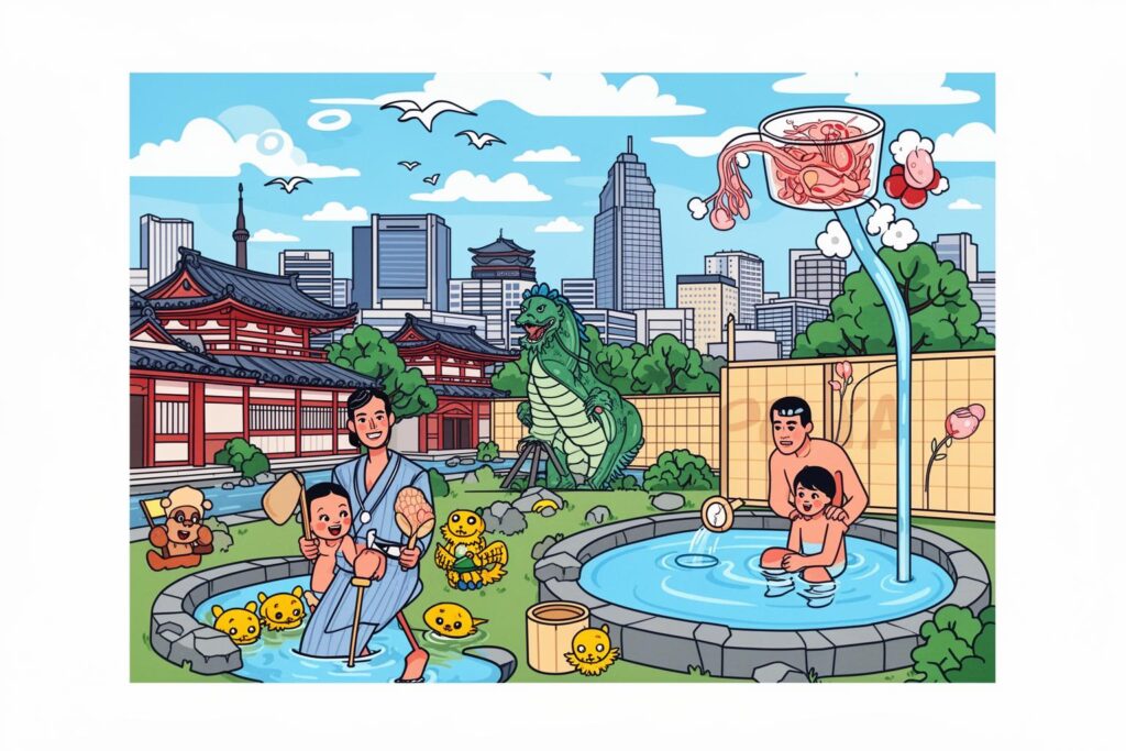 Sentō Drawing Living Like a Local: A Guide to Osaka’s Neighborhood Public Bath ...