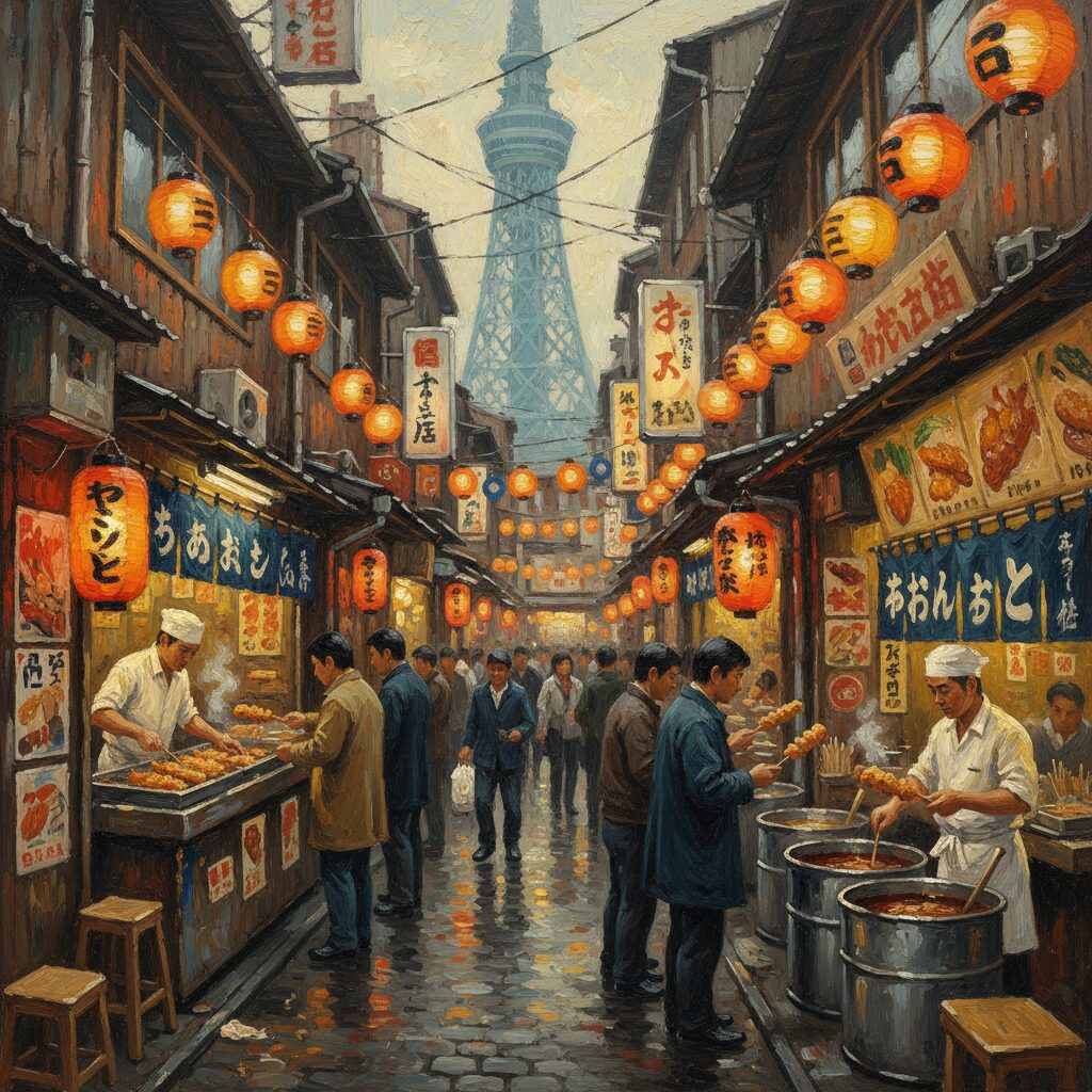 shinsekai-street-food