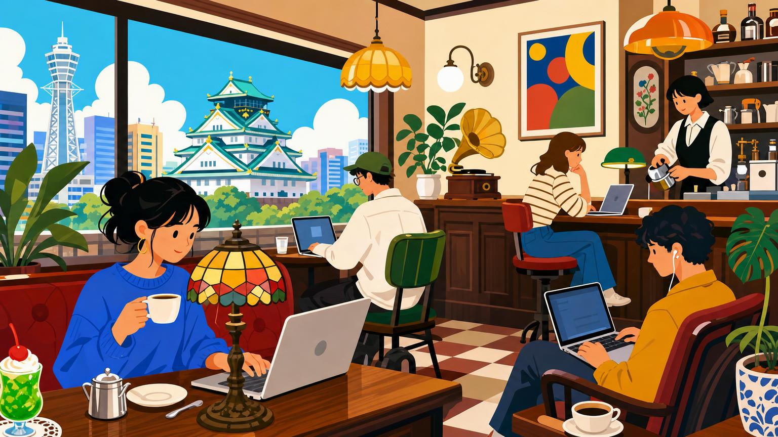 the-appeal-of-kissaten-for-digital-nomads-in-osaka