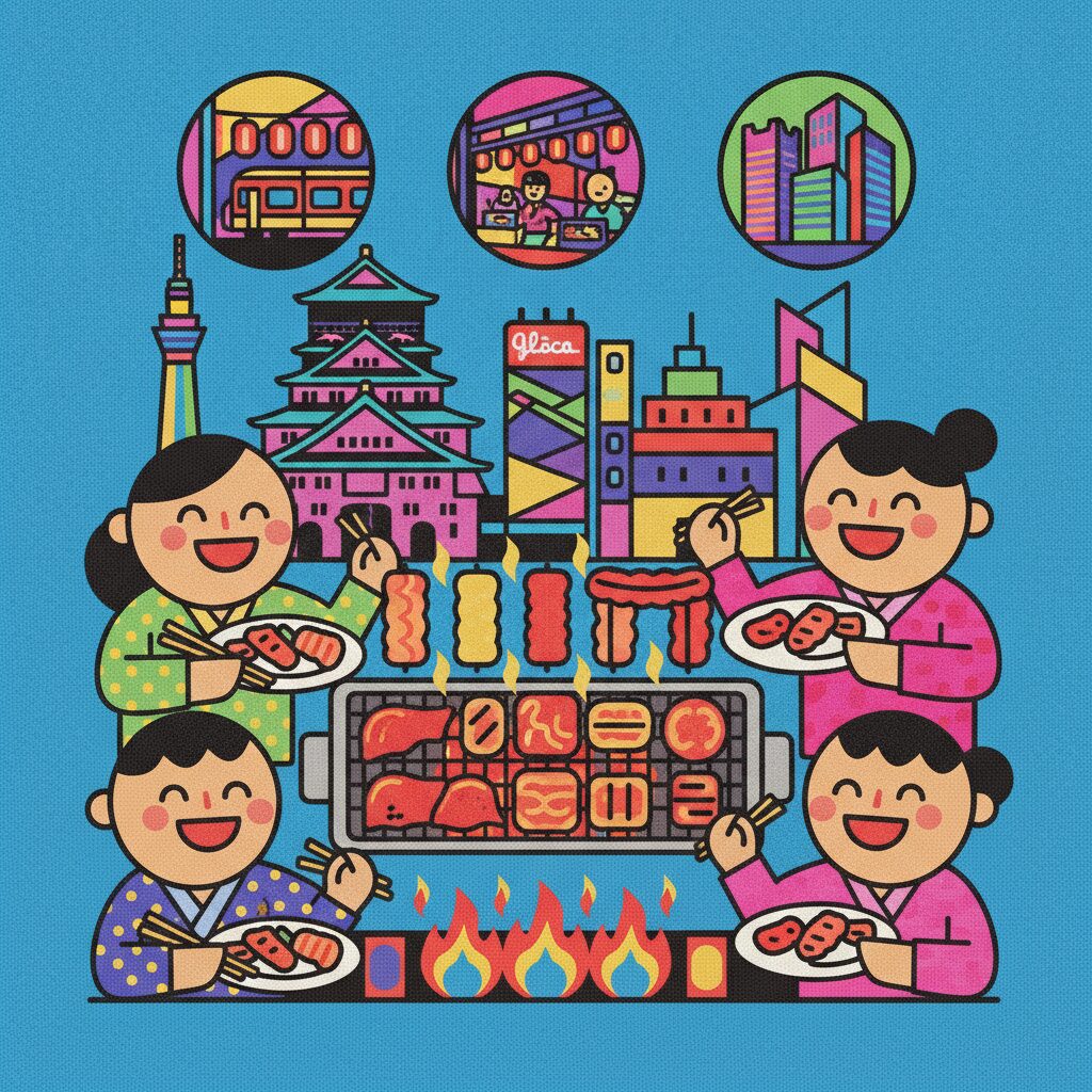 the-best-neighborhoods-in-osaka-for-horumon-yaki