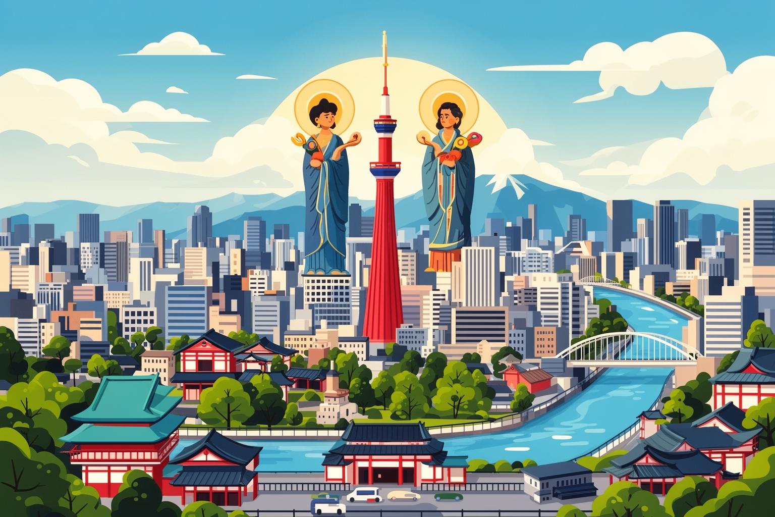 the-holy-trinity-mama-chari-umbrella-and-smartphone