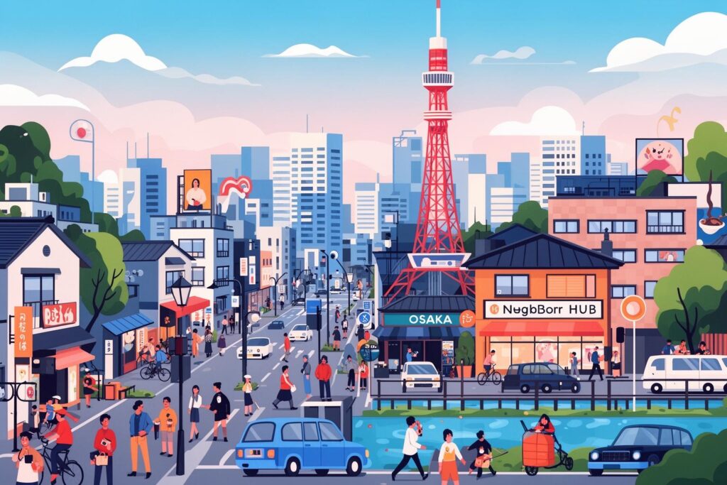 Sentō Drawing De-stressing after a Remote Workday: Integrating Osaka’s Neighborhood ...